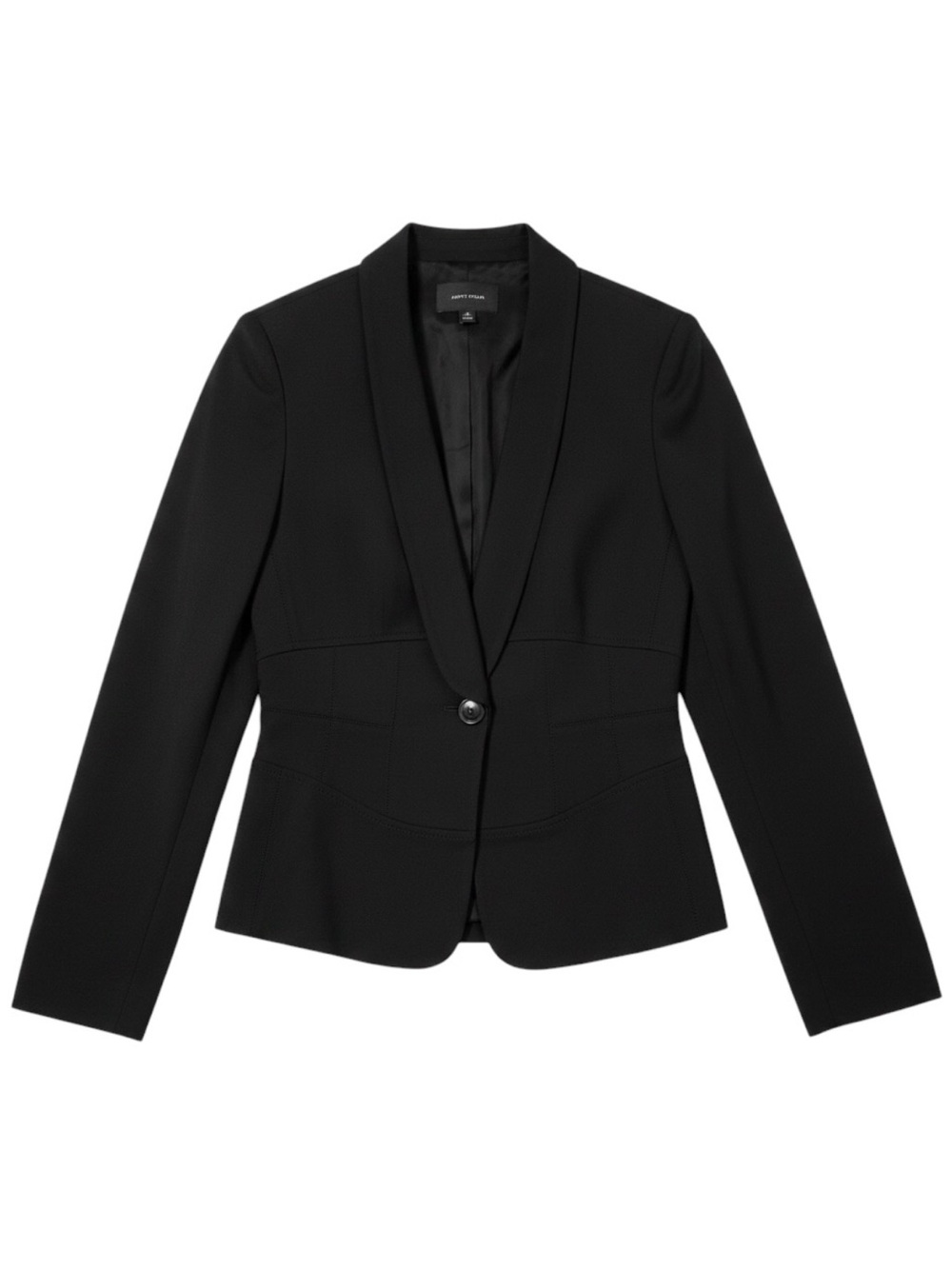 Karen Millen Black Blazer Jacket Peplum Tailored Career Size 6